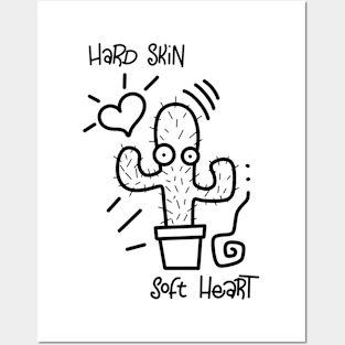 Doodle cactus Posters and Art